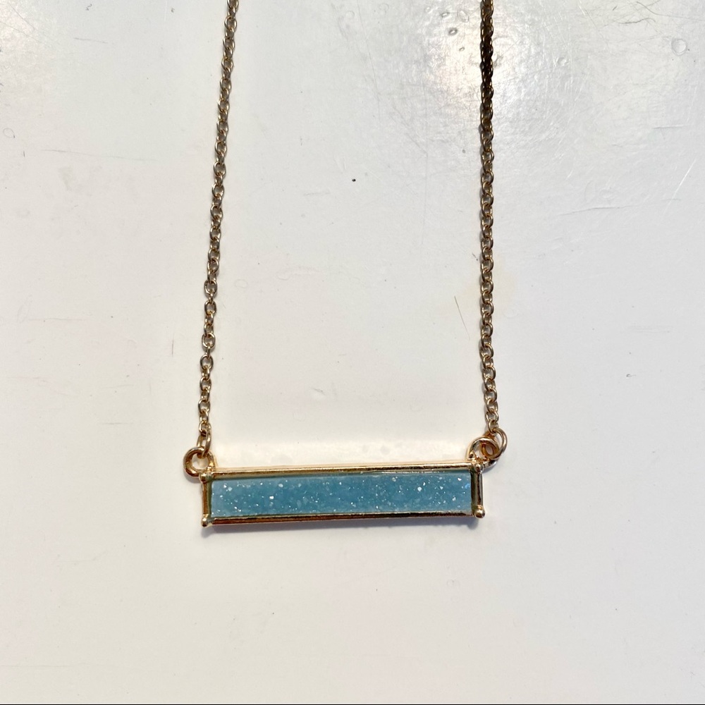 Blue Crystal Necklace